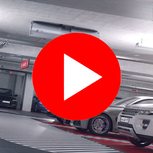 tjfu jet fan in a car garage